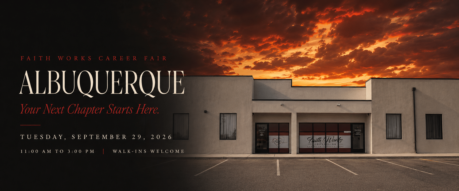 Albuquerque Career Fair 2026 at Faith Works Counseling